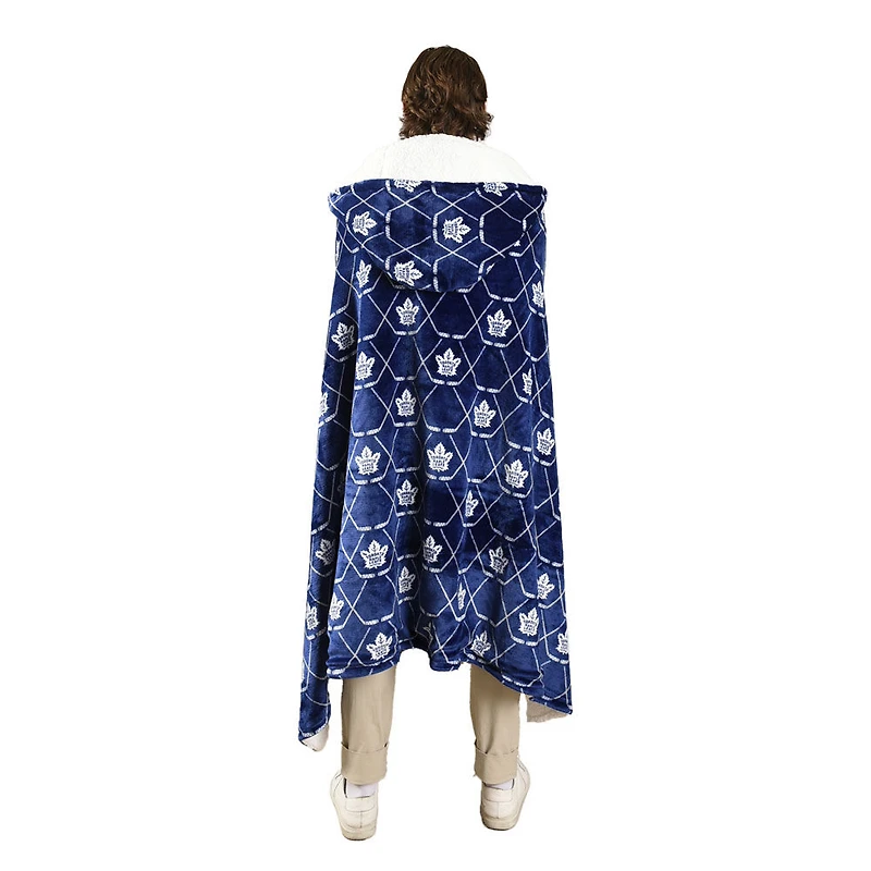 Couverture à capuche des Maple Leafs de Toronto de la LNH (50 x 70 po)