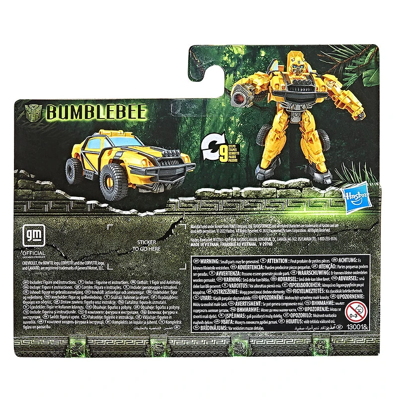 Transformers: Rise of the Beasts, Beast Alliance, figurine Battle Changers Bumblebee de 11 cm