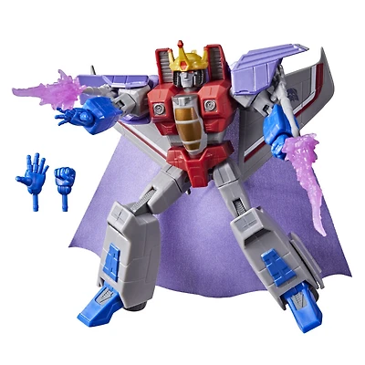 Transformers R.E.D. [Robot Enhanced Design] G1, figurine Coronation Starscream de 15 cm, non convertible, dès 8 ans
