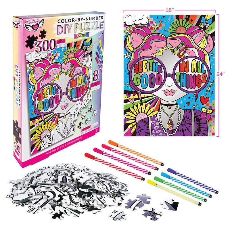 Color-By-Number DIY Puzzle