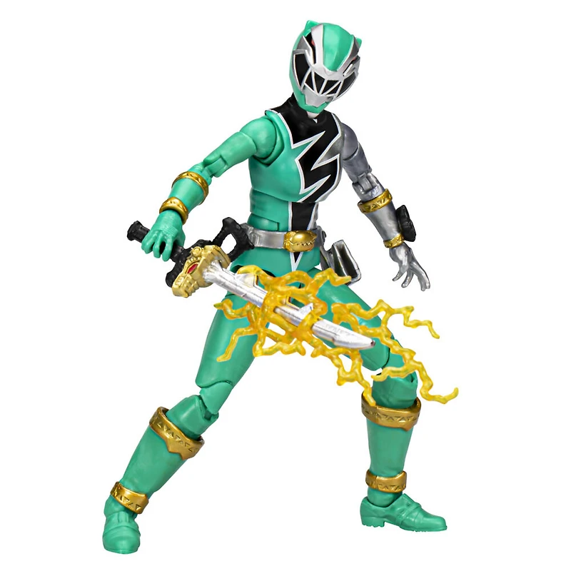 Power Rangers Lightning Collection, figurine Ranger vert Dino Fury de 15 cm