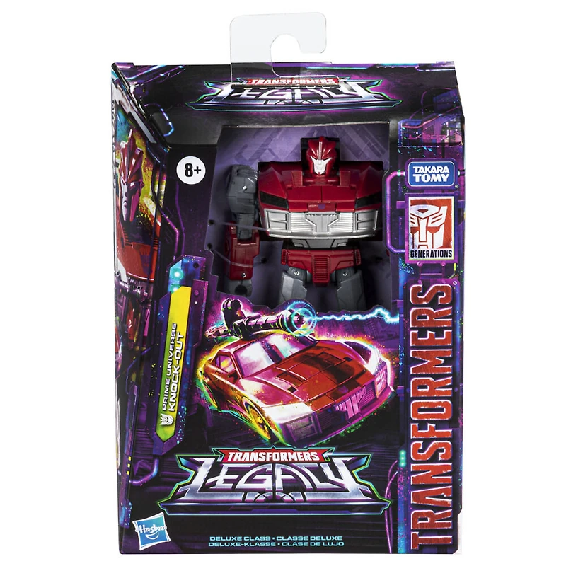 Transformers Generations Legacy, figurine Prime Universe Knock-Out classe Deluxe