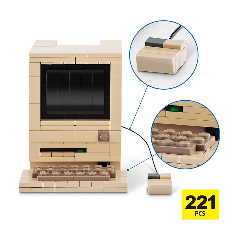 Collection de briques de construction MAX Premium Retro de ZURU