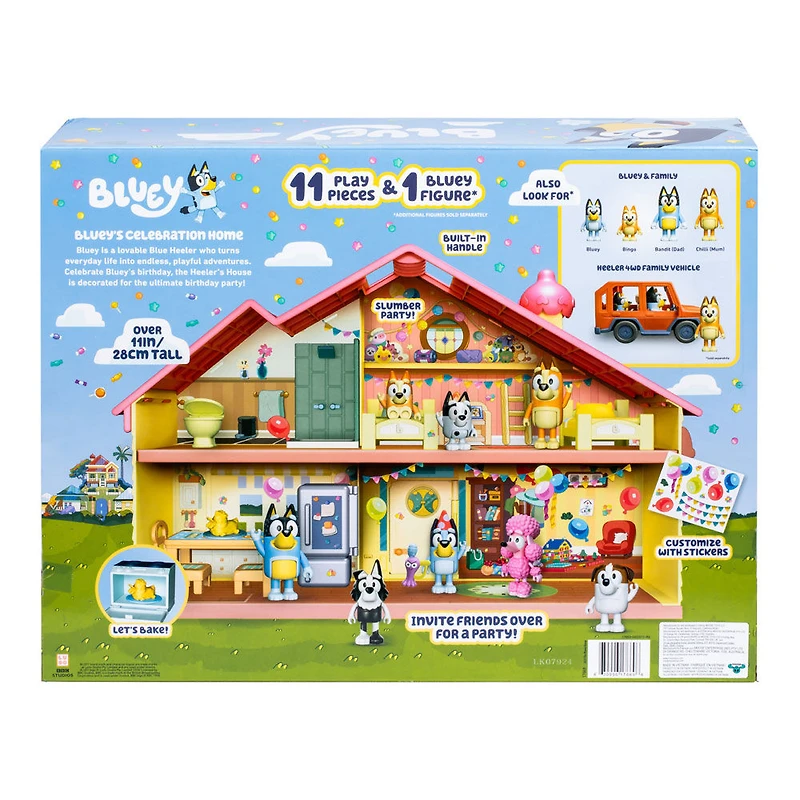 Bluey's Birthday Celebration Home Playset