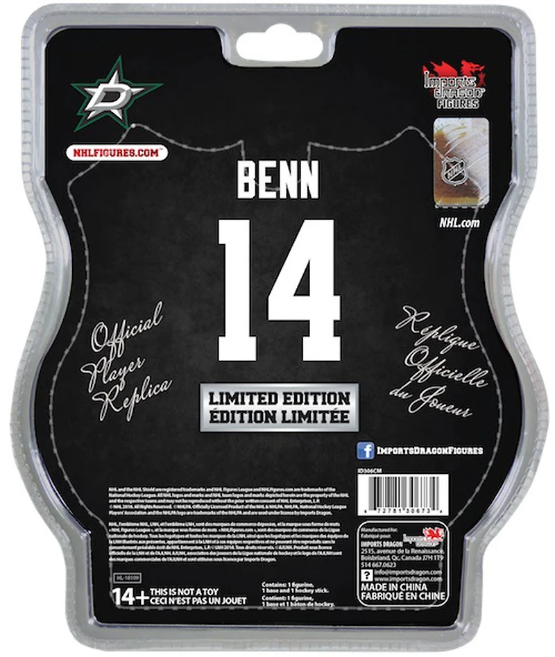 Jamie Benn - Stars de Dallas - Figurine de la LNH de 6 pouces.