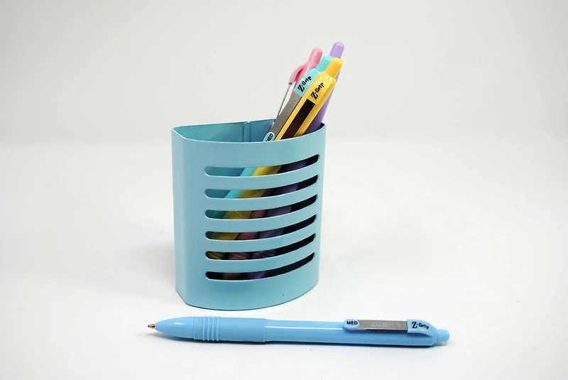 Z-Grip Pastel Barrel Retractable Ballpoint Pen Black Ink 5pk