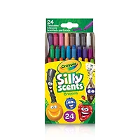 Crayola - 24 mini crayons Silly Scents TwistablesMC