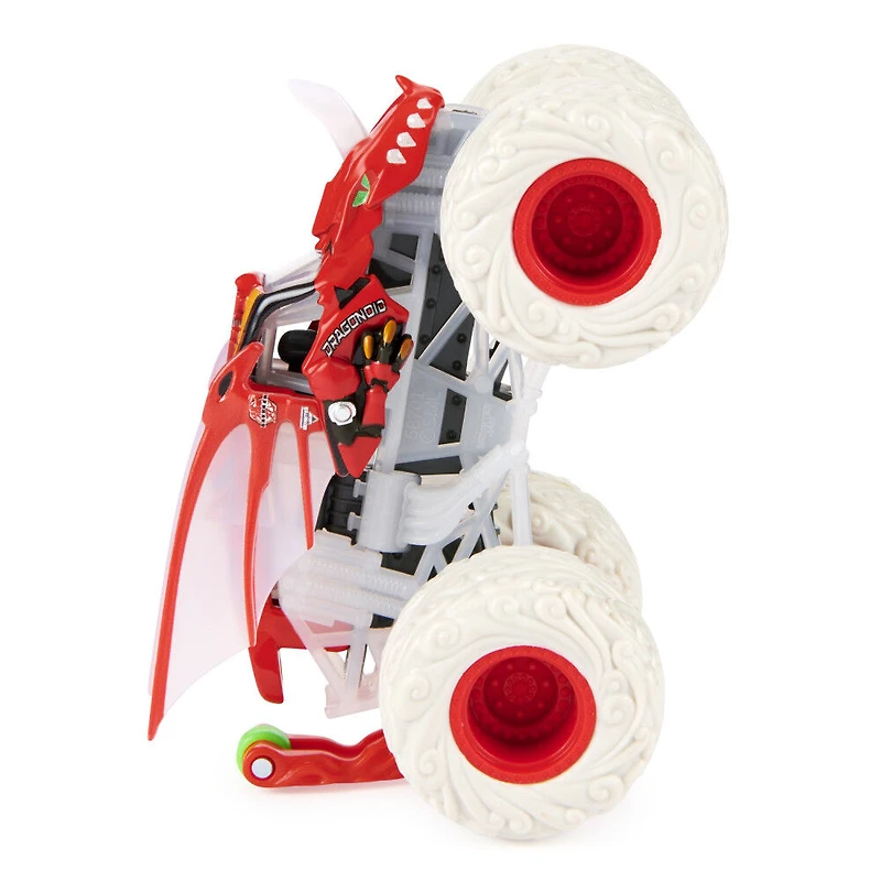 Monster Jam, Official Bakugan Dragonoid Monster Truck, Die-Cast Vehicle, Elemental Trucks Series, 1:64 Scale