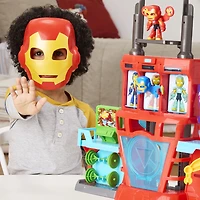 Marvel Iron Man and his Awesome Friends Iron Quarters Boys & Girls Electronic Playset