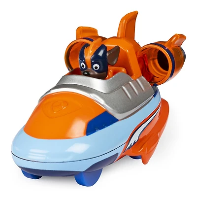 PAW Patrol, Véhicule Super-Zuma Super PAWs en métal True Metal à collectionner, Série Super-Chiots à l'échelle 1:55