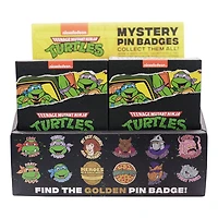 Badge Mystère Tortues Ninja Adolescents Contenant 12 Boîtes Aveugles