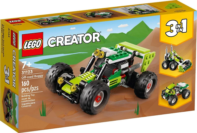 LEGO Creator 3in1 Off-road Buggy 31123 Building Kit (160 Pieces)