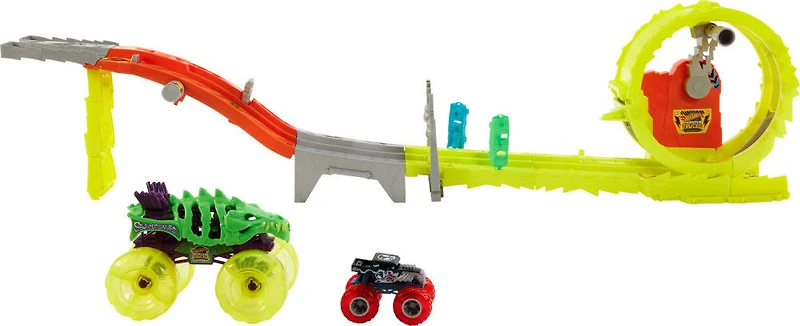 Hot Wheels Monster Trucks-Défi Course Électrifiante-Coffret