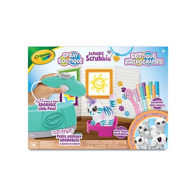 Crayola Scribble Scrubbie Pets Spray Boutique Play Set