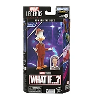 Marvel Legends Series, série What If, figurine de collection Howard The Duck de 15 cm MCU Disney+, 2 accessoires et 1 pièce Build-a-Figure