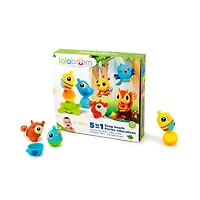 Lalaboom - 5 in 1 snap beads animaux et accessoires (25 pièces)