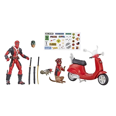 Marvel Legends Series Deadpool CORPS, figurines articulées et véhicule de collection à l'échelle 15 cm inspirés des bandes dessinées Marvel