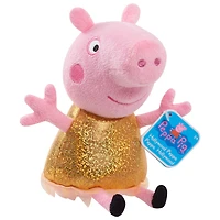 Peluche à Grains Peppa Pig de 20 cm (8 pouces) Hollywood Peppa, Petit Animal en Peluche Très Doux A Câliner