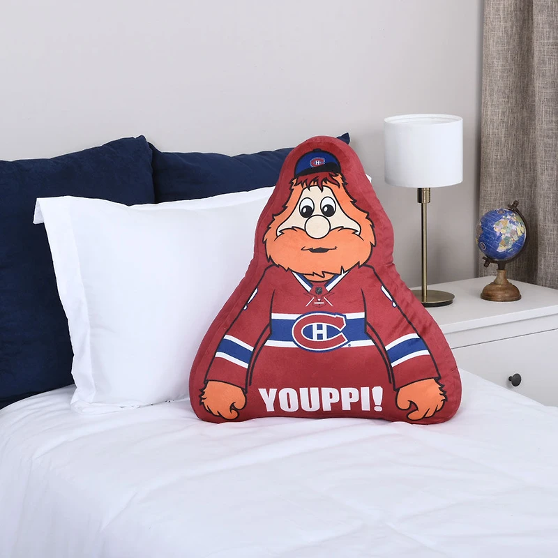 NHL Montreal Canadiens Mascot Pillow, 20" x 22"