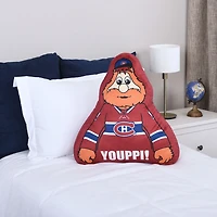 NHL Montreal Canadiens Mascot Pillow, 20" x 22"