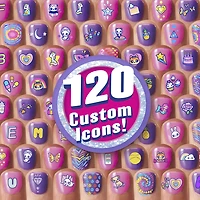 Cool Maker, GO GLAM U-nique Nail Salon with Portable Stamper, 5 Design Pods and Dryer, Nail Kit Kids Toys