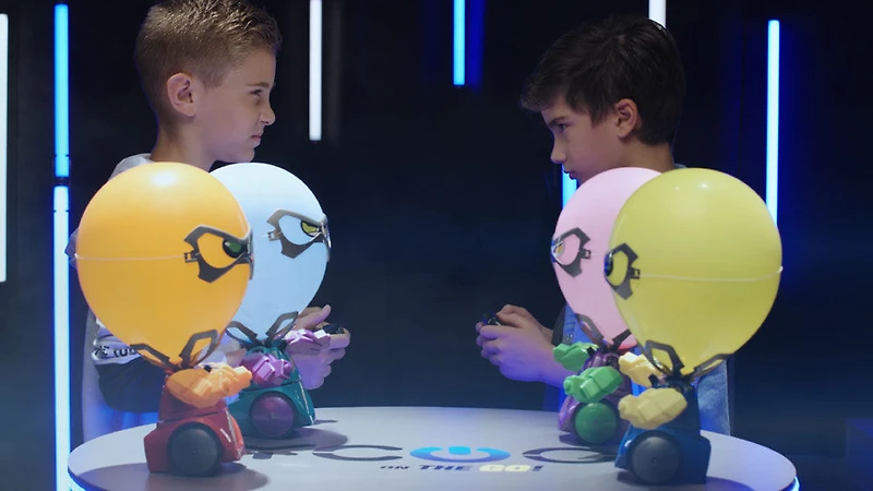 Robo Kombat Balloon Puncher pack double (Violet et Vert)