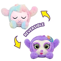 ZIPPETZ - 2-in-1 Sloth to Lamb Reversible Plush Toy Animals