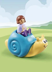 Playmobil - Enfant avec escargot à bascule 1.2.3