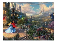 Ceaco Thomas Kinkade Disney 750-Piece Puzzle Sleeping Beauty Enchanting