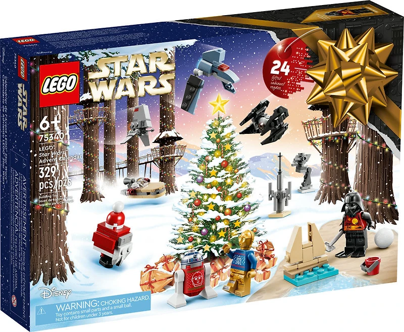 LEGO Star Wars Le calendrier de l'Avent 75340, Ensemble de jeux de construction amusant pour les enfants (329 pièces)