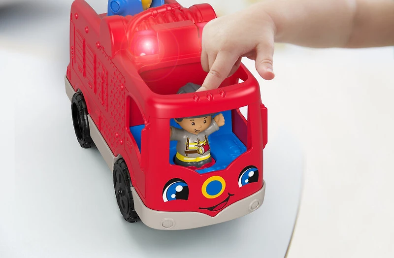 Fisher-Price- Little People-Aider les autres camion de pompiers