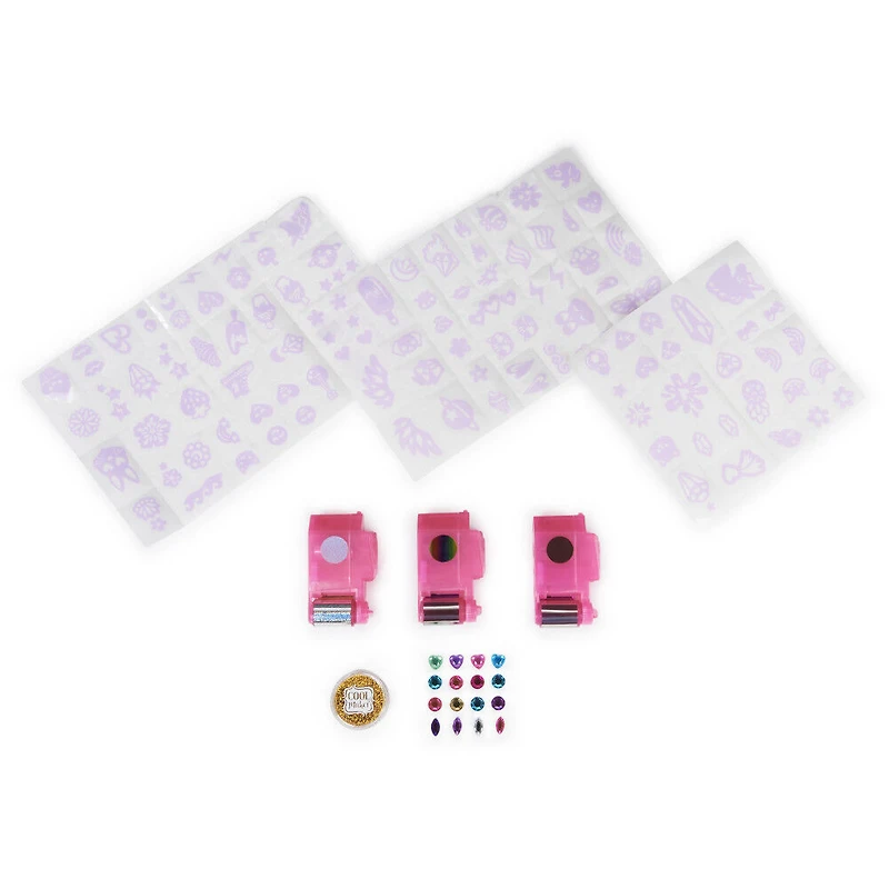 Cool Maker, GO GLAM Refill Pack with 2 Design Pods and Nail Polish for Use with U-nique Nail Stamper Salon