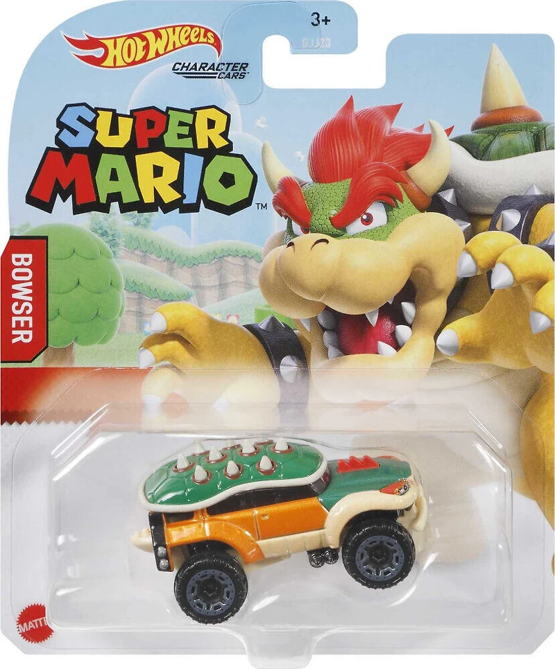 Hot Wheels - Super Mario- Véhicule Bowser