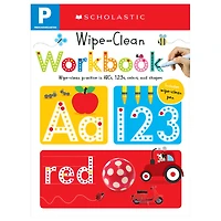 Scholastic Early Learners: Pre-K Wipe-Clean Workbook - Édition anglaise