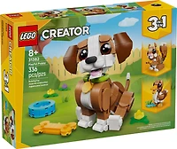 LEGO Creator 3 in 1 Cute Animals: Playful Puppy Dog Building Toy for Girls & Boys, Ages 8+ - 31382