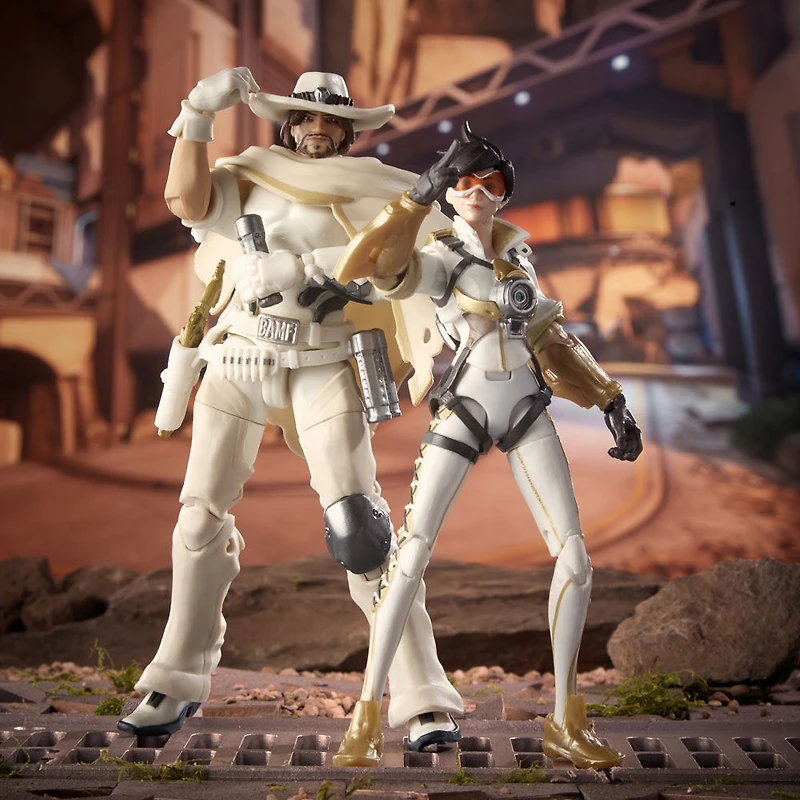 Overwatch Ultimates Series Posh (Tracer) and White Hat (McCree) Skin Dual Pack 6-Inch-Scale Collectible