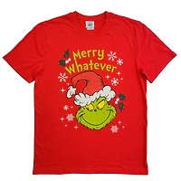Adult Grinch Short Sleeve Tee - Red