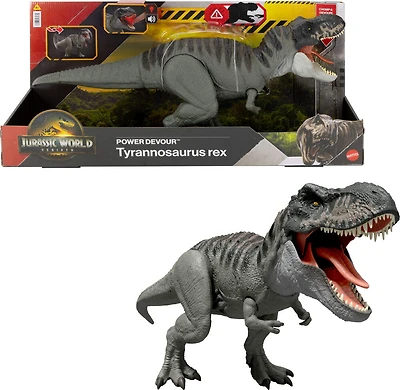 Jurassic World Rebirth Mâchoire Puissante Figurine Tyrannosaure rex
