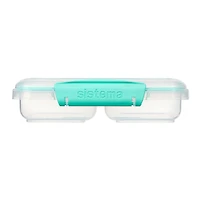 Sistema To Go Small Split Food Snack Container, 350 mL, Colour May Vary, 1 Pack