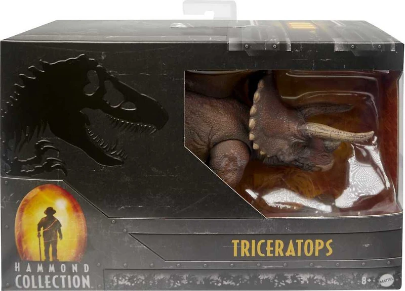 Dinosaure Collection Hammond ​Tricératops Jurassic World, look et finitions haut de gamme, figurine de format moyen