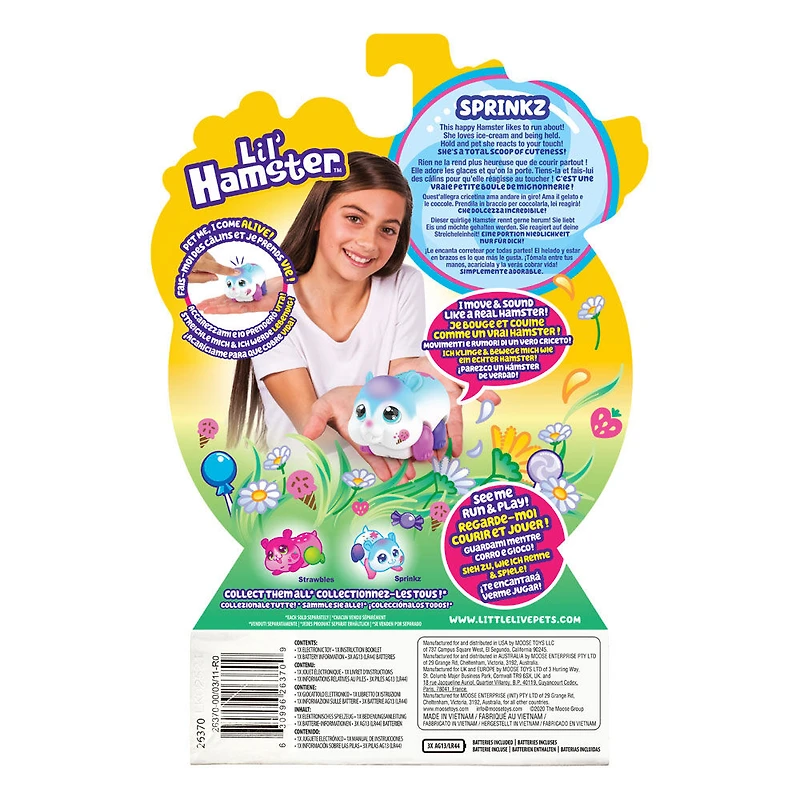 Little Live Pets - Lil' Hamster - Sprinkz