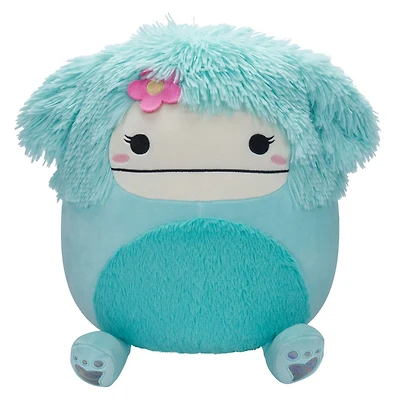 Squishmallows 12" - Joelle the Teal Bigfoot with Flower Pin