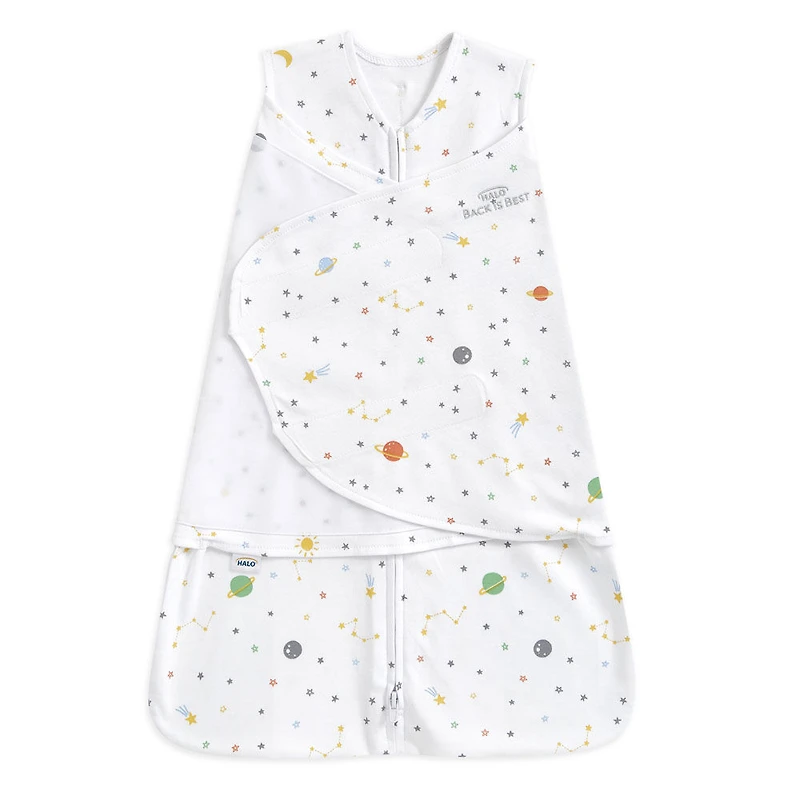 Couverture à Emmailloter HALO SleepSack - Coton - Space Petit 3-6 Mois