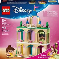 LEGO Disney Princess Mini Belle & Tiana with Castle Building Toy for Girls & Boys, Ages 5+ - 43291