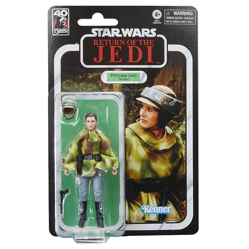 Star Wars The Black Series, Princesse Leia (Endor), Star Wars : Le retour du Jedi, figurine de collection de 15 cm