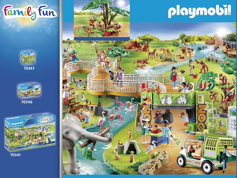 Orangs outans  avec grand arbre, Playmobil Family Fun