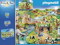 Orangs outans  avec grand arbre, Playmobil Family Fun