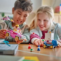 LEGO Super Mario : Mario Kart - Wario et Roi Boo, Figurines et 2 Véhicules de Dérive 72038