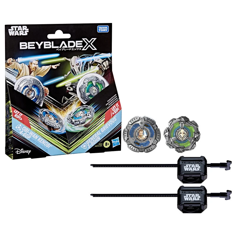 Collaboration Beyblade X et Star Wars, Obi-Wan Kenobi 4-60P contre General Grievous 3-80HN - Notre exclusivité