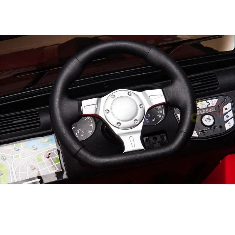 KidsVip 24V Enfants Grandes EVA Roues Camion Voiture Eléctrique avec Commande à Distance - Blanc - Édition anglaise